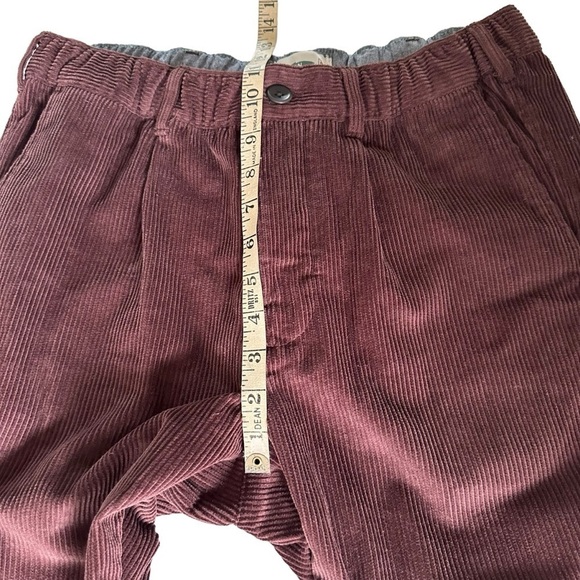 HUCKLEBERRY WELLEN EASY FIT CORDUROY BROWN PANTS SIZE 31 - Picture 10 of 12